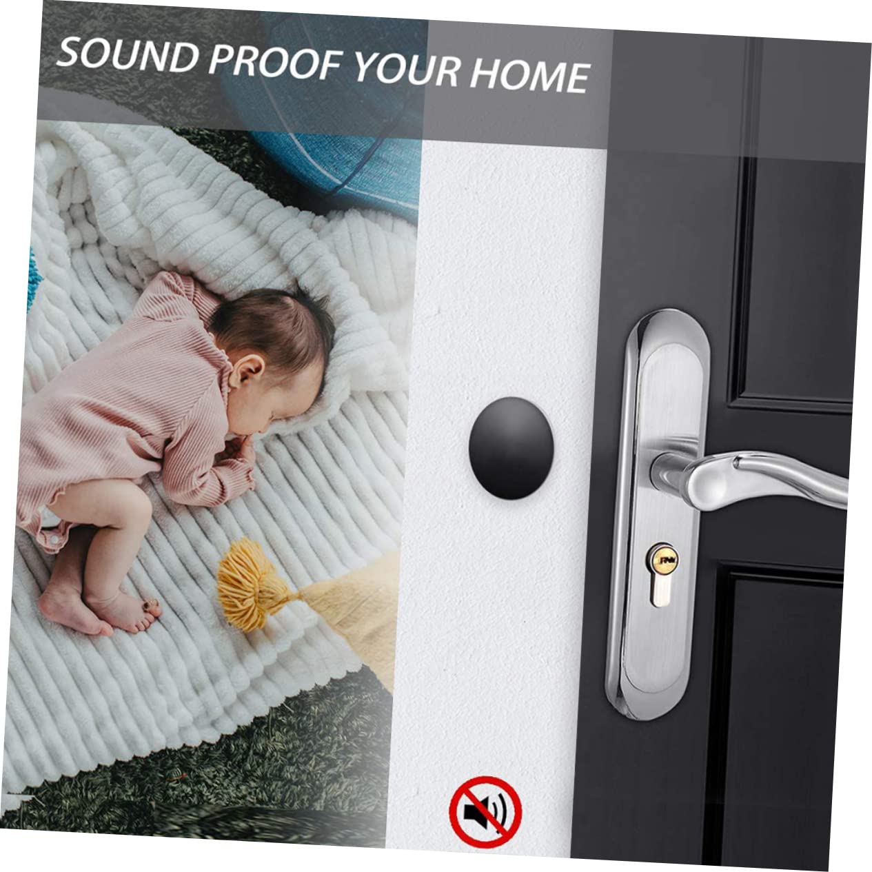 SHINEOFI 20 Piezas Pegatinas Anticolisión Tope De Puerta Manija De Puerta Tapón De Puerta Adhesivo Topes De Puerta Protector De Pared Tapón Adhesivo De Pared Tapón De Goma De