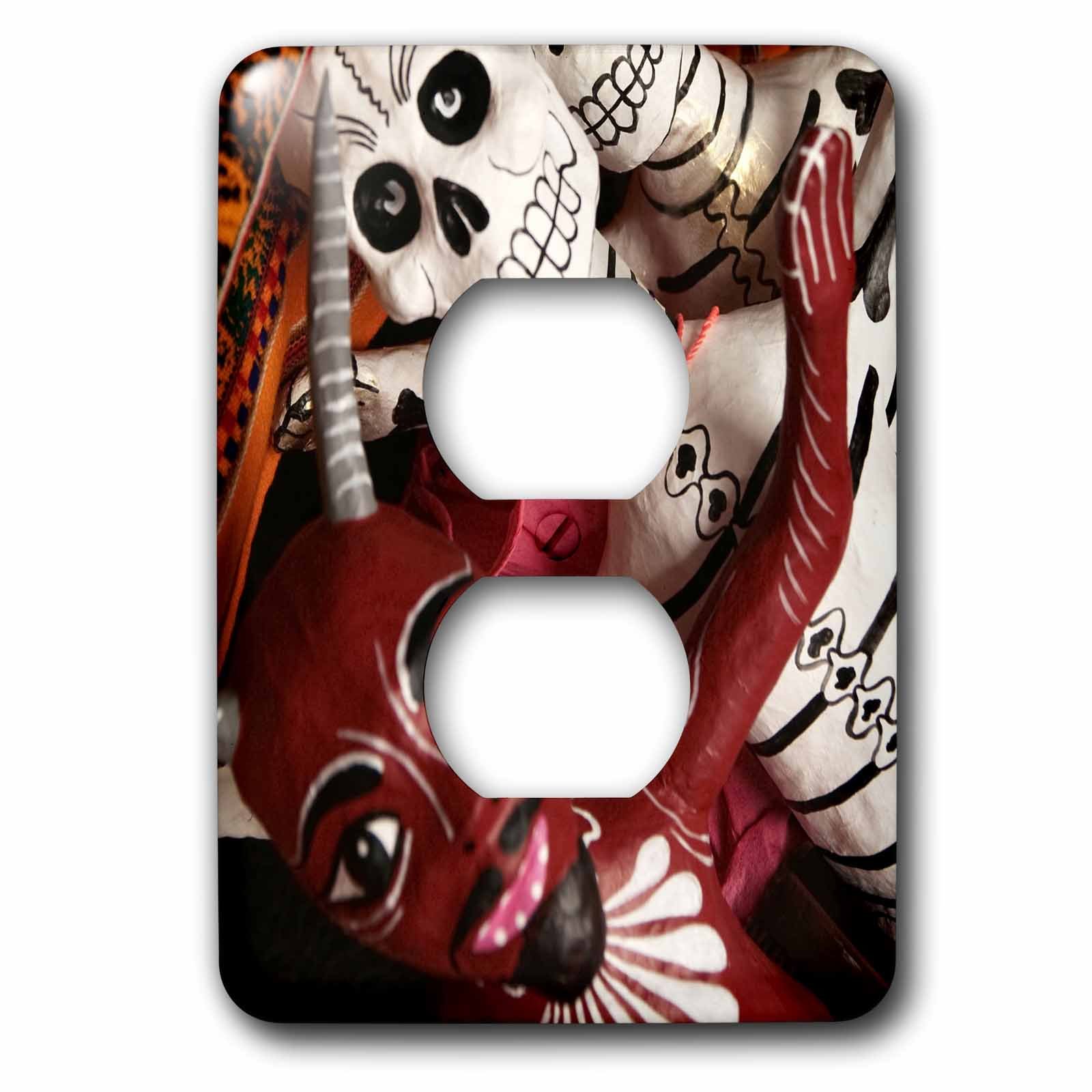 Jmr0290-Julien Microburst 2 prises de courant plaque murale multicolore