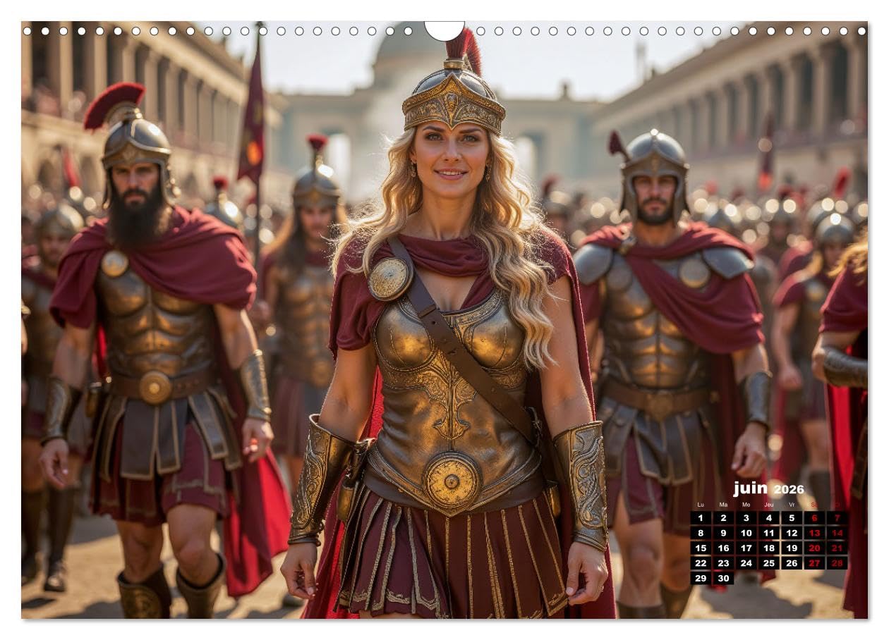 La vie pendant l'Antiquité - Rome et les Romains (Calendrier mural 2026 DIN A3 horizontal), CALVENDO calendrier mensuel: Scènes de la vie courante dans la Rome antique