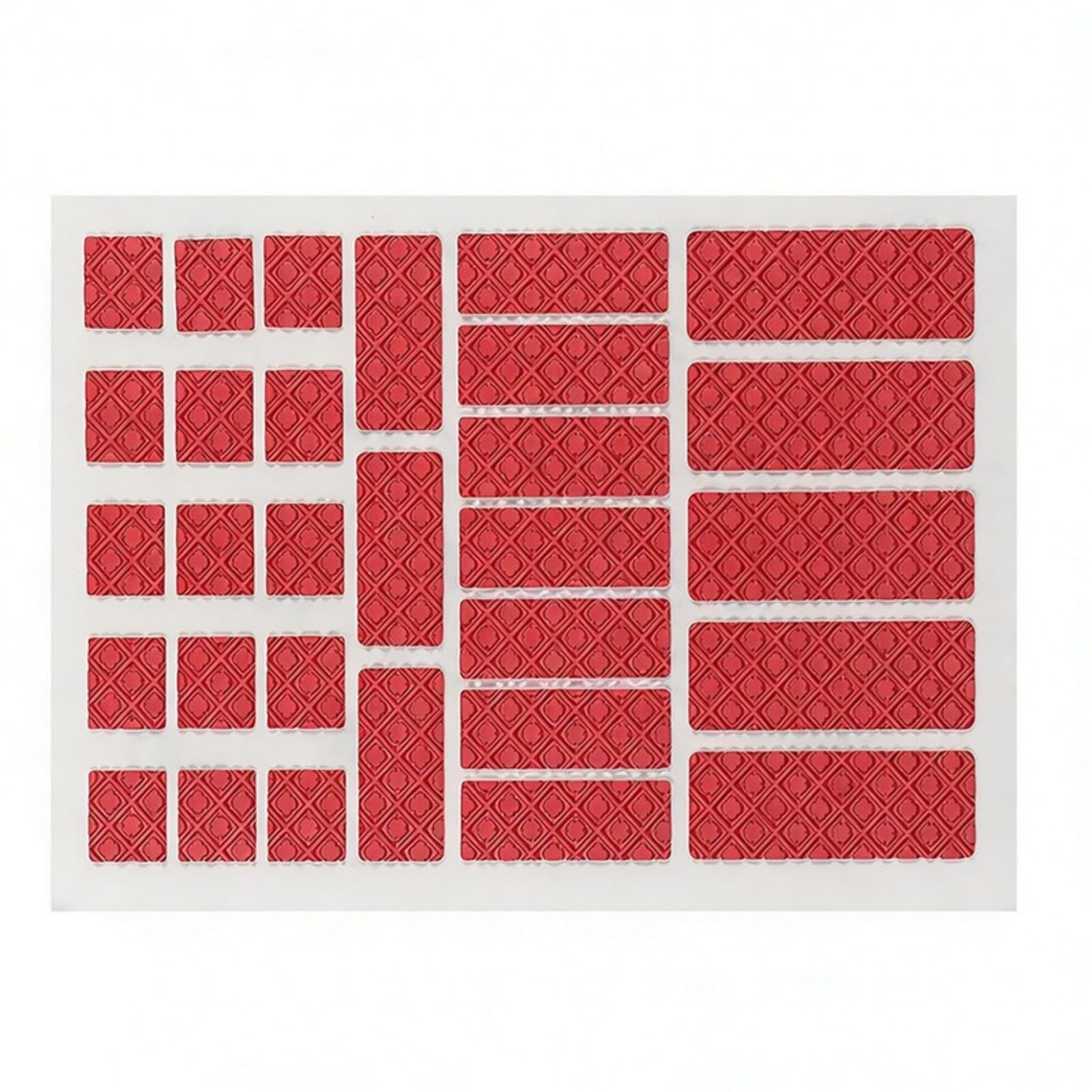 Universally Side Sticker Silicone Grip Pad Antislip Sweat Proof for Gaming and Offices Customizable Cut Slip Proof Sticker