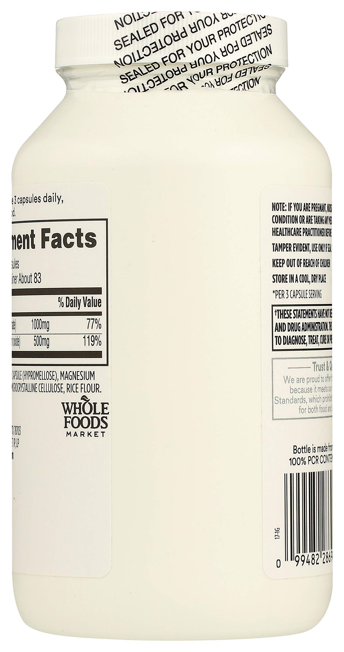 365 by Whole Foods Market, Calcium 1000Mg Magnesium 500Mg Easy Swallow