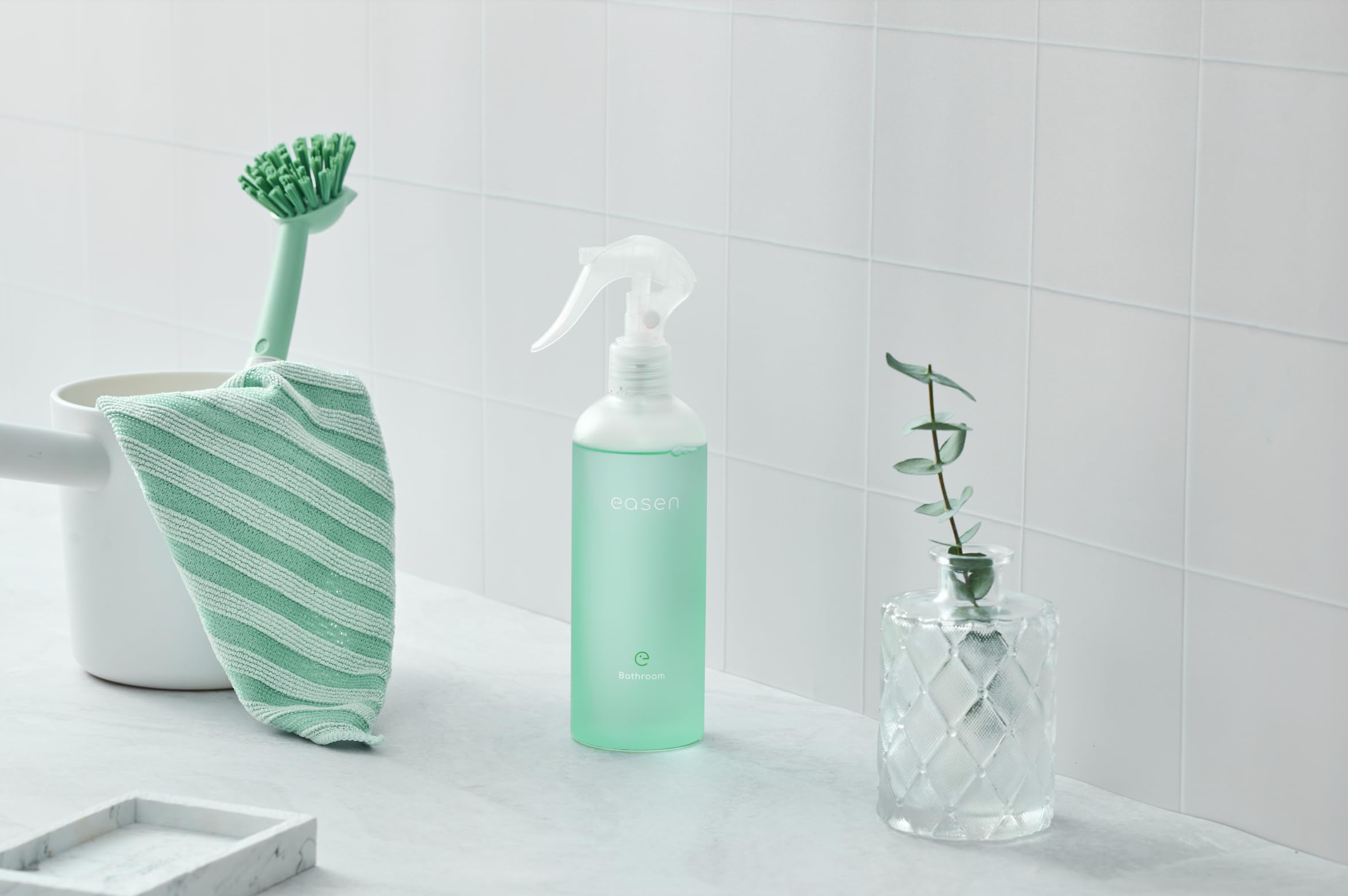 easen Bathroom Cleaner - Eco-Friendly, Powerful and Gentle, For All Bathroom and Toilet Surface, 10 oz