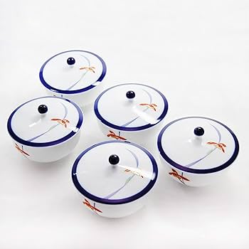 【希少/未使用】香蘭社　オーキッドレース　蒸碗　5客セット　茶碗蒸し オーキッドレース 蒸碗 5客セット 茶わん蒸し オーキッドレース