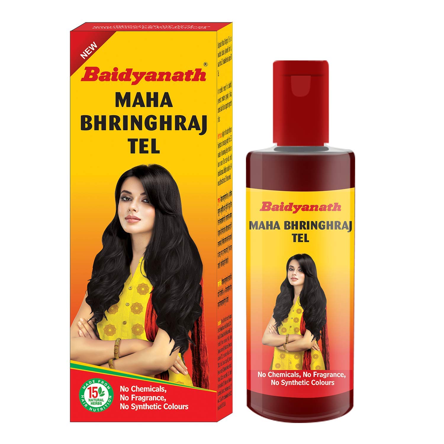 Buy Baidyanath Mahabhringraj Tel (Original) Hairfall Control Ayurvedic Medicated Hair Oil