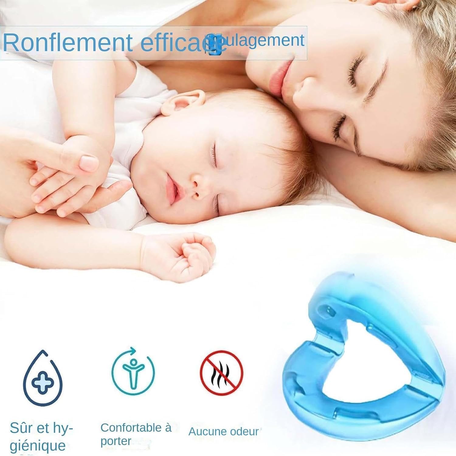 Santavya Embout Buccal anti-ronflement