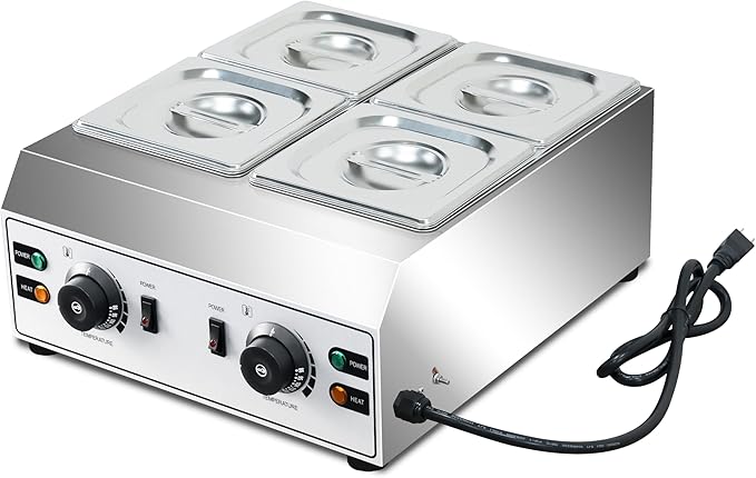 Máquina para Templar Chocolate Comercial 2000W 4 Tanques miniatura 7