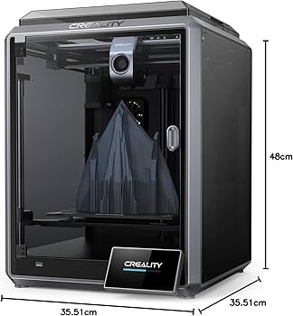 Impressora 3D oficial Creality K1 - 600 mm/s de alta velocidade