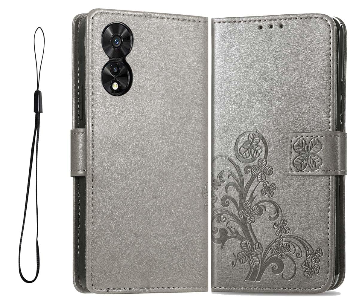 Cover a Libro per TCL 403 4G Flip Cover con chiusura magnetica
