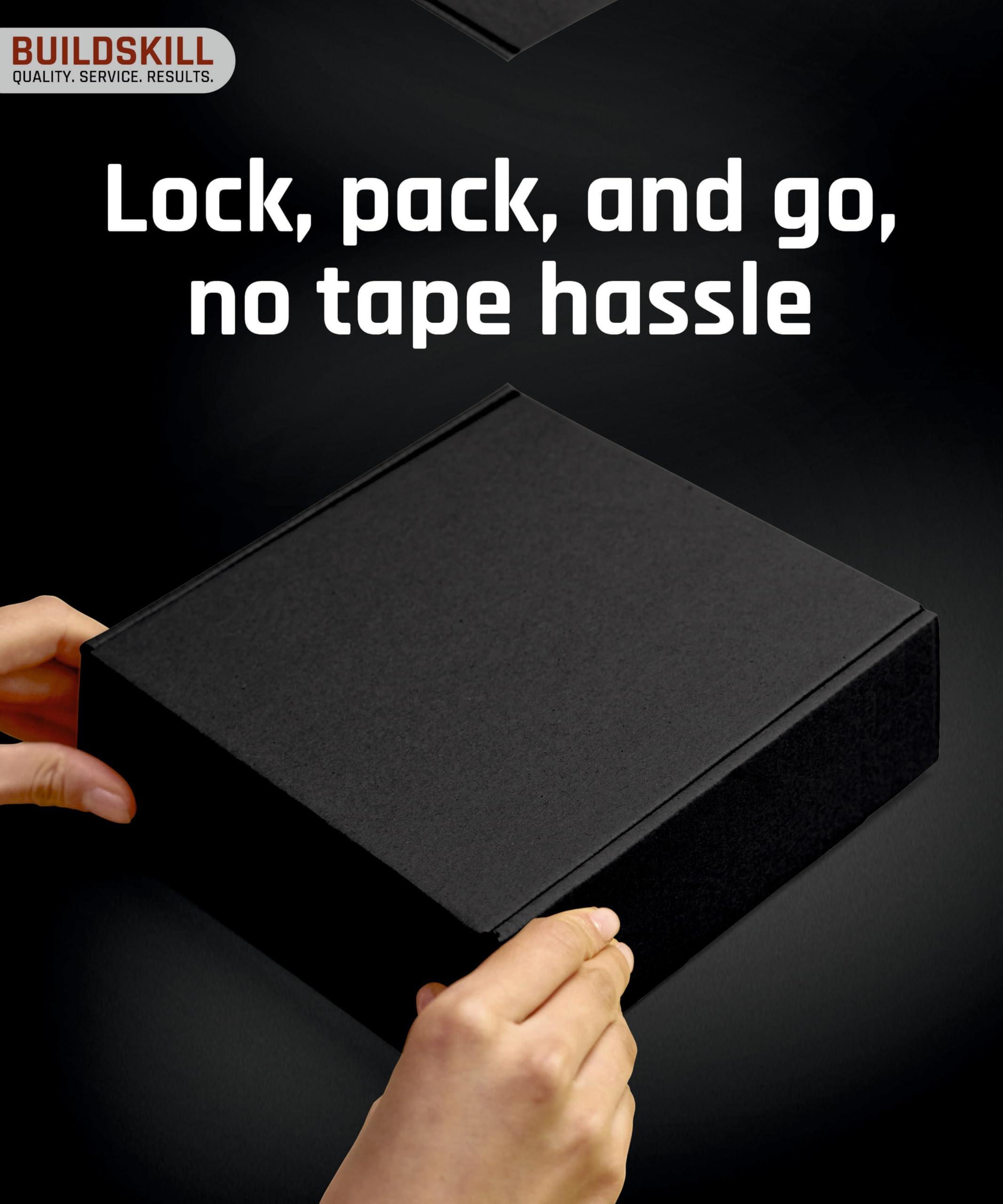 Mailer Box 4X4X1.5 (Pack of 10) Black - Image 6 thumbnail
