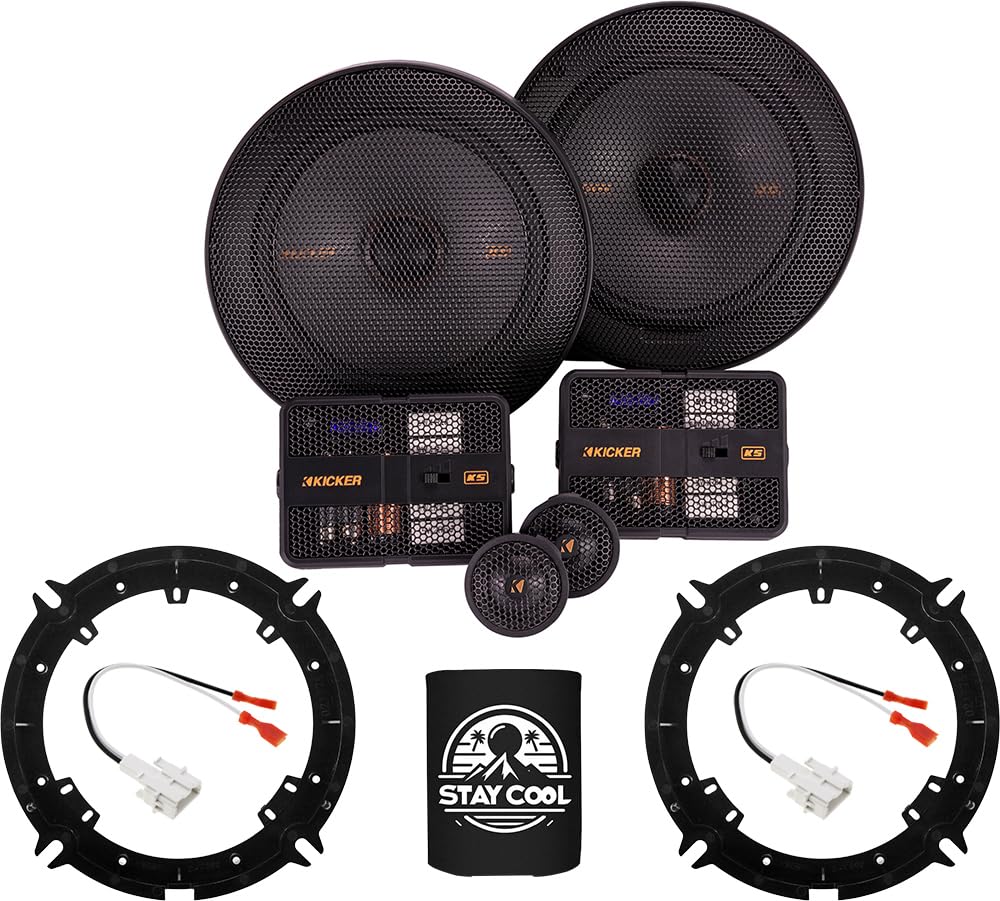 Amazon.com: KICKER Front/Rear Door 6.5 Speakers Kit for Kia Forte