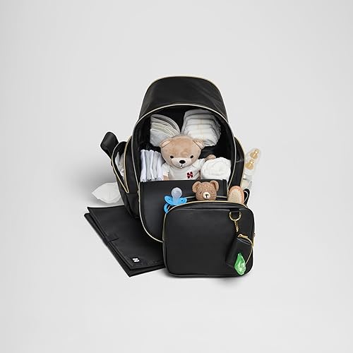 Miniatura 3 de Huggies Mochila para pañales unisex para adultos, color negro, talla única