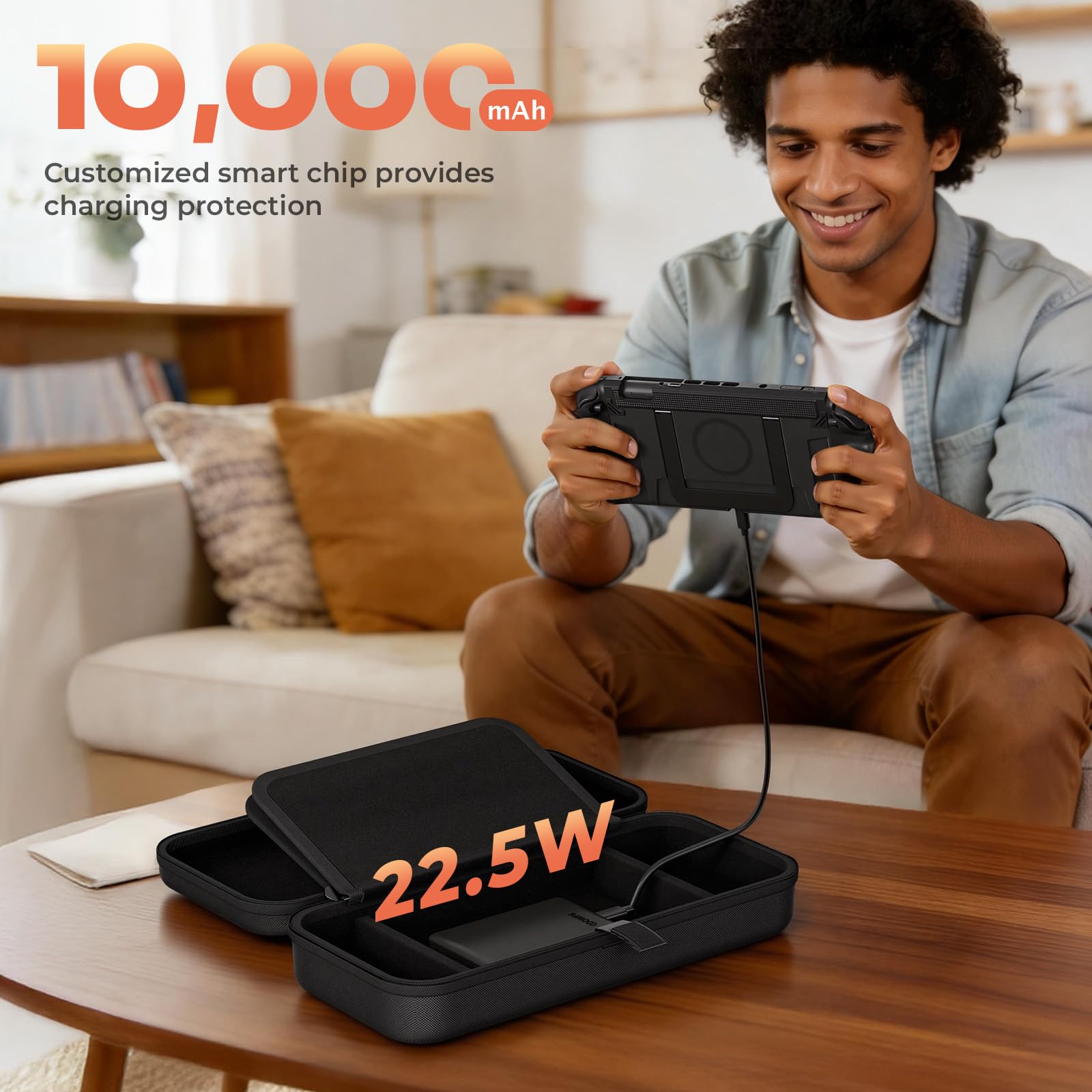 Custodia COOWPS con Power Bank per Nintendo Switch 2 - Dettaglio
