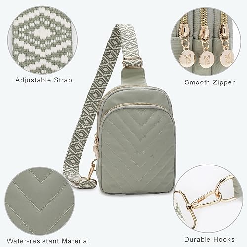 Miniatura 6 de Small Crossbody Sling Bags for Women Men, Phone Purse Fanny Packs for Women Men