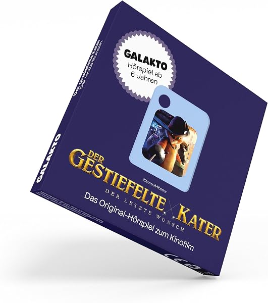 Galakto Audio-Token: Der gestiefelte Kater (NBCU) - Der letzte Wunsch (Das Original-Hörspiel zum Kinofilm), Hörspiel für Kinder ab 6 Jahren, Spielzeit ca. 81 Minuten - 3