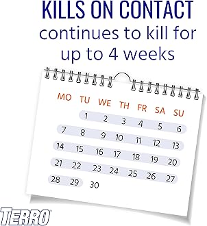 TERRO T1901-6 Ready to Use Indoor and Outdoor Carpenter Ant, Termite, and Carpenter Bee Killer Aerosole Spray - 16 Ounces