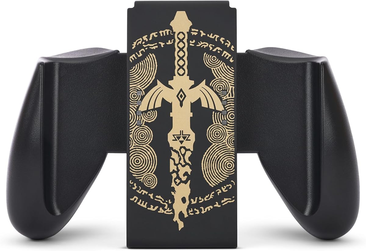 PowerA Joy-Con Comfort Grip para Nintendo Switch - Decayed Master Sword, controlador de juego, gamepad, Nintendo Switch Lite