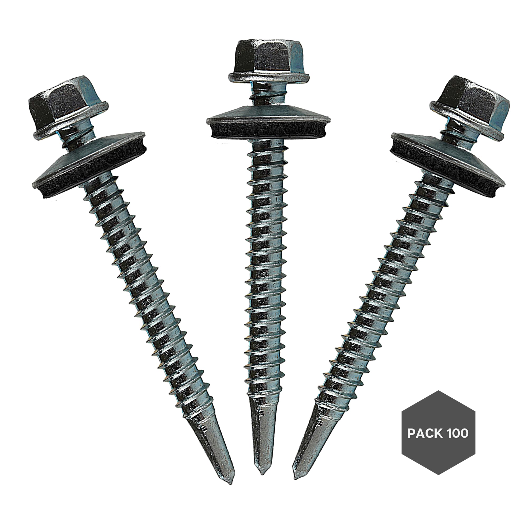 DOJA Barcelona Hex head drilling screws, Self tapping screws with washer, metal self drilling, Hex head, tapping with washer - Image 4