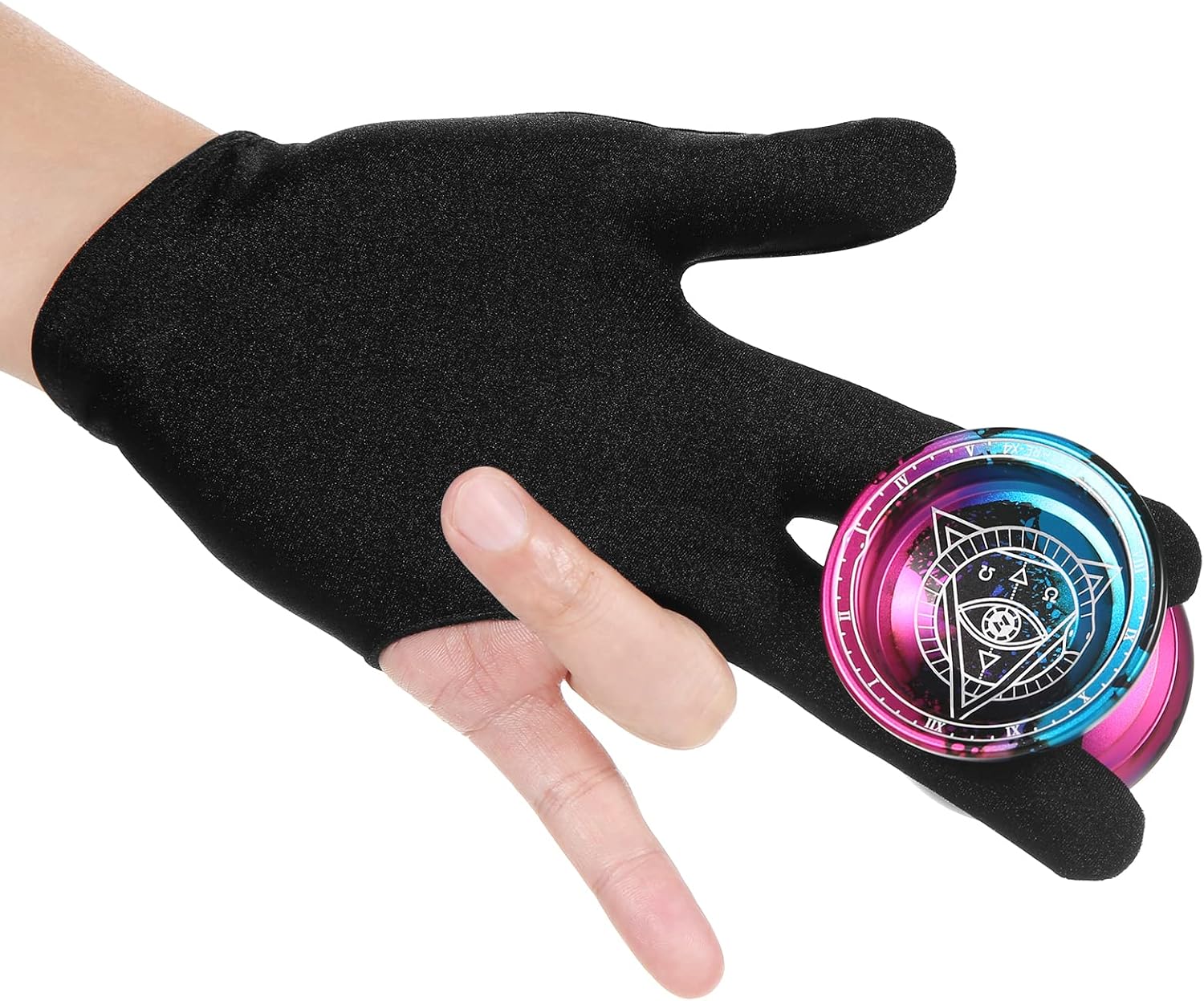 Lixada Professional Yoyo Competitive Aluminum Yoyo Ball Yo Yo Gift with 5 Replacement Yoyo Strings and Glove Great for Beginners and for Advanced String Yo-Yo Tricks Looping Play Color Optional image 4