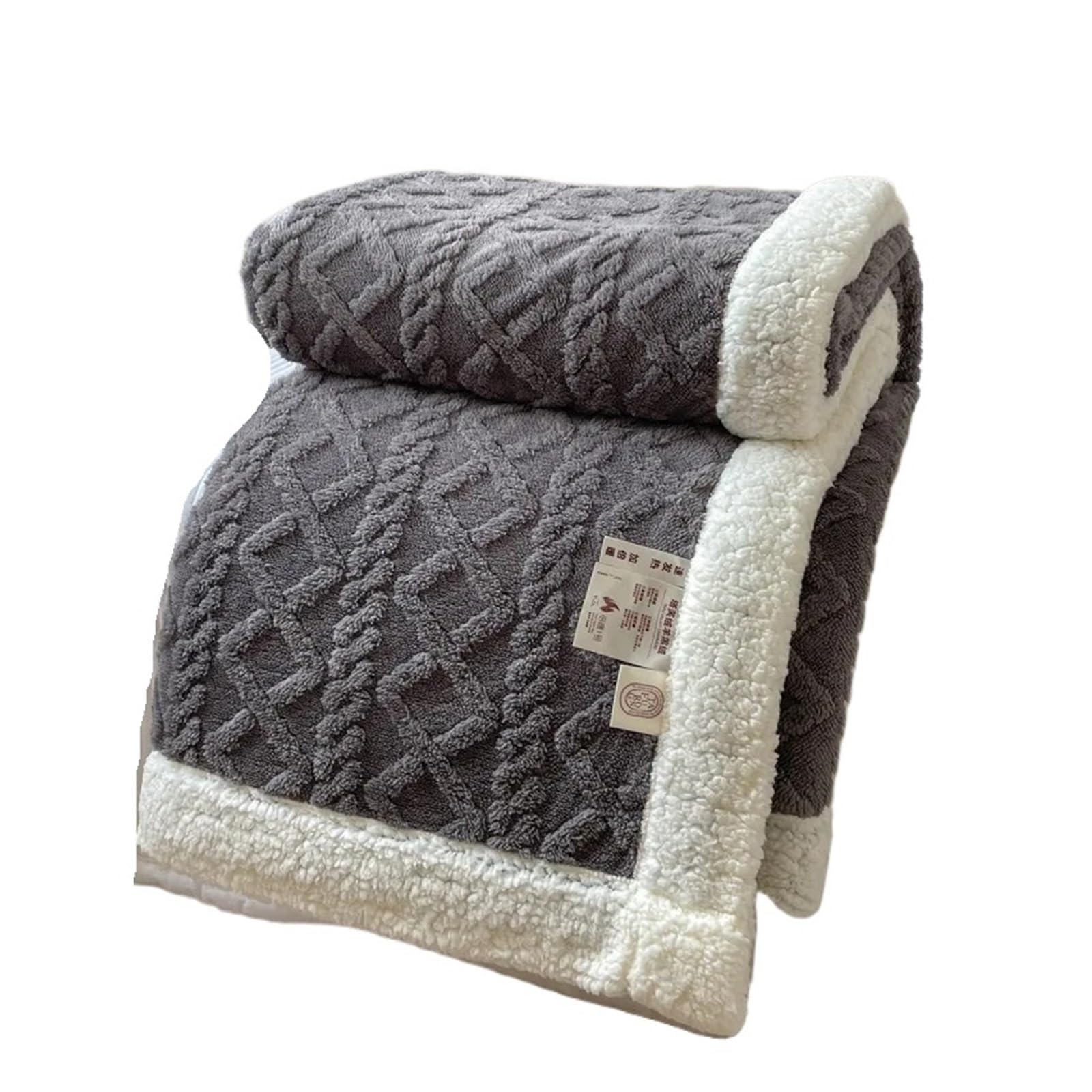 Couverture double couche contre les frissons nocturnes sur le lit