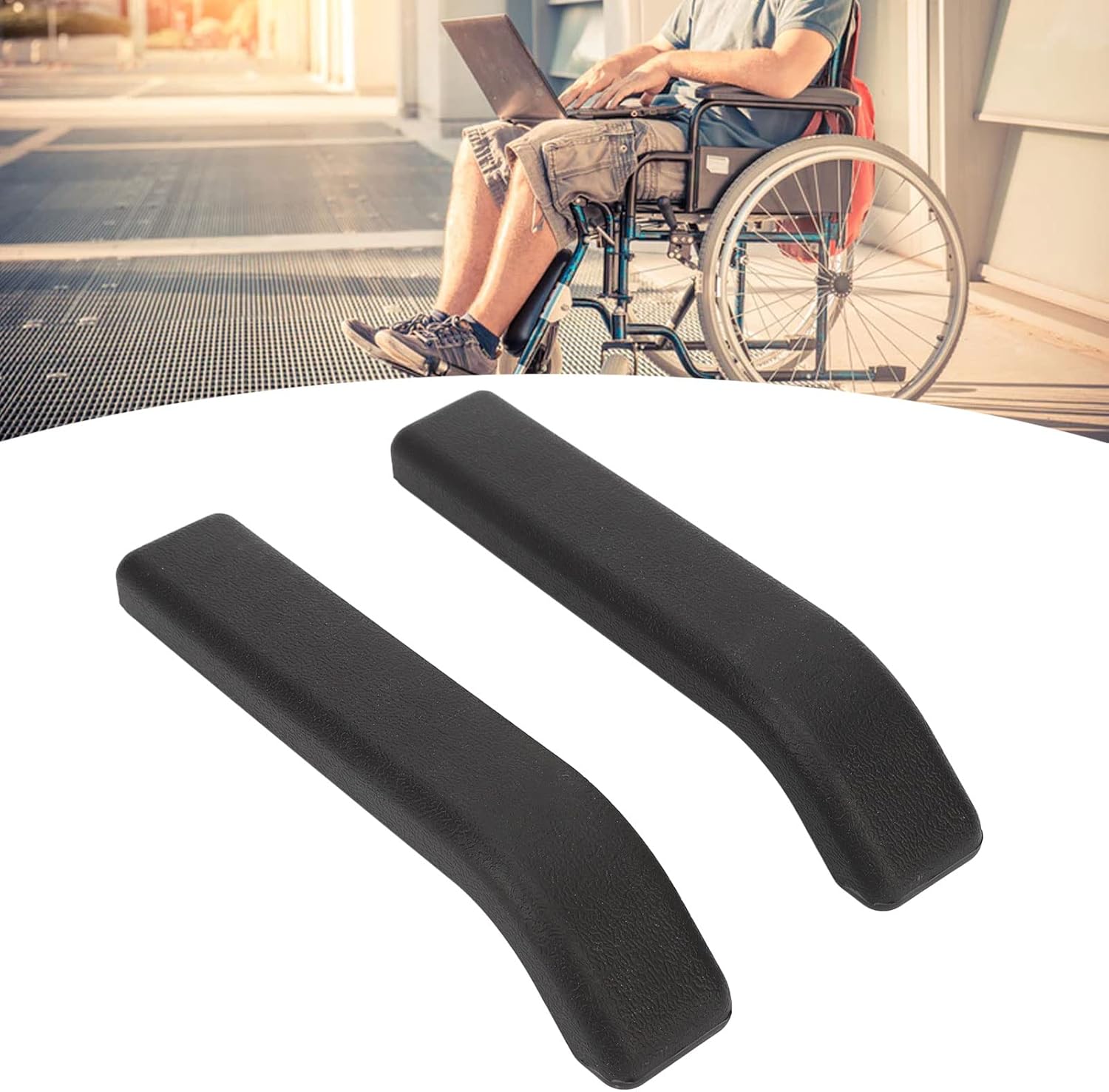 Wheelchair Armrest Pads,Wheelchair Padded Arm Rest Waterproof ABS