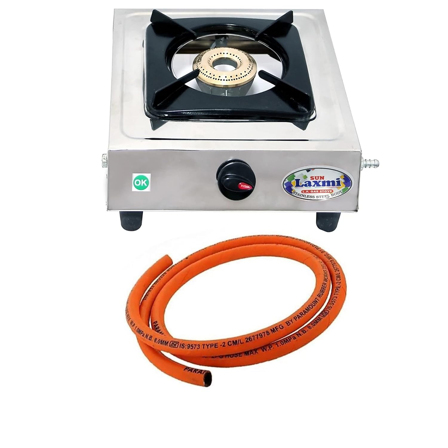 Buy SUN LAXMI SINGLE MINI GAS STOVE WITH 6 MONTHS WARRANTY WITH 1.2