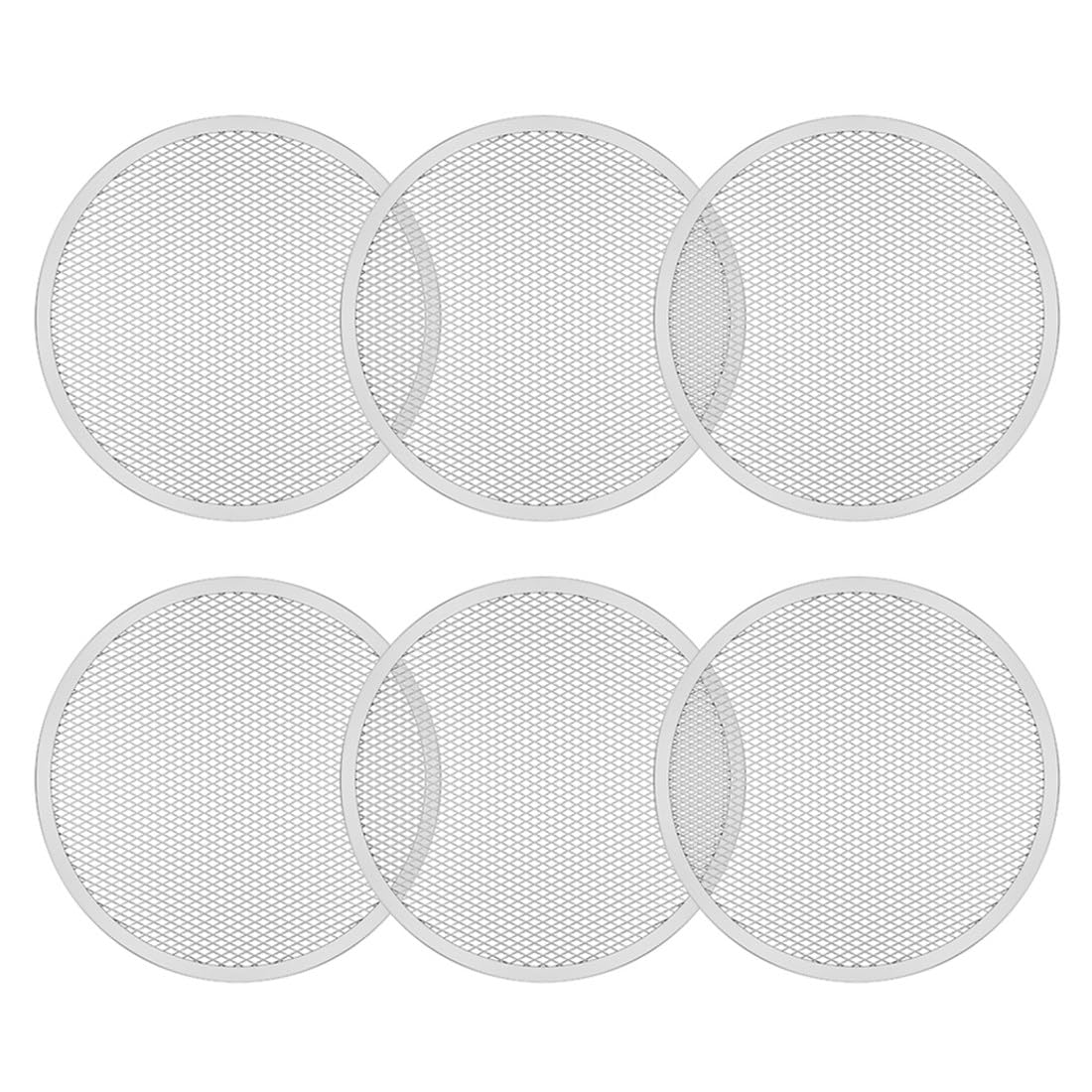 Vjsujehgy Temperature Pizza Screen 12inch Non Stick 6Pcs Pizza Oven Tray Baking Tray Reusable Mesh Pan