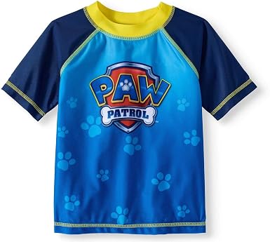 Amazon.com: Nickelodeon Camiseta de natación para niño de la Patrulla Canina,  Azul / Patchwork, 2 : Ropa, Zapatos y Joyería