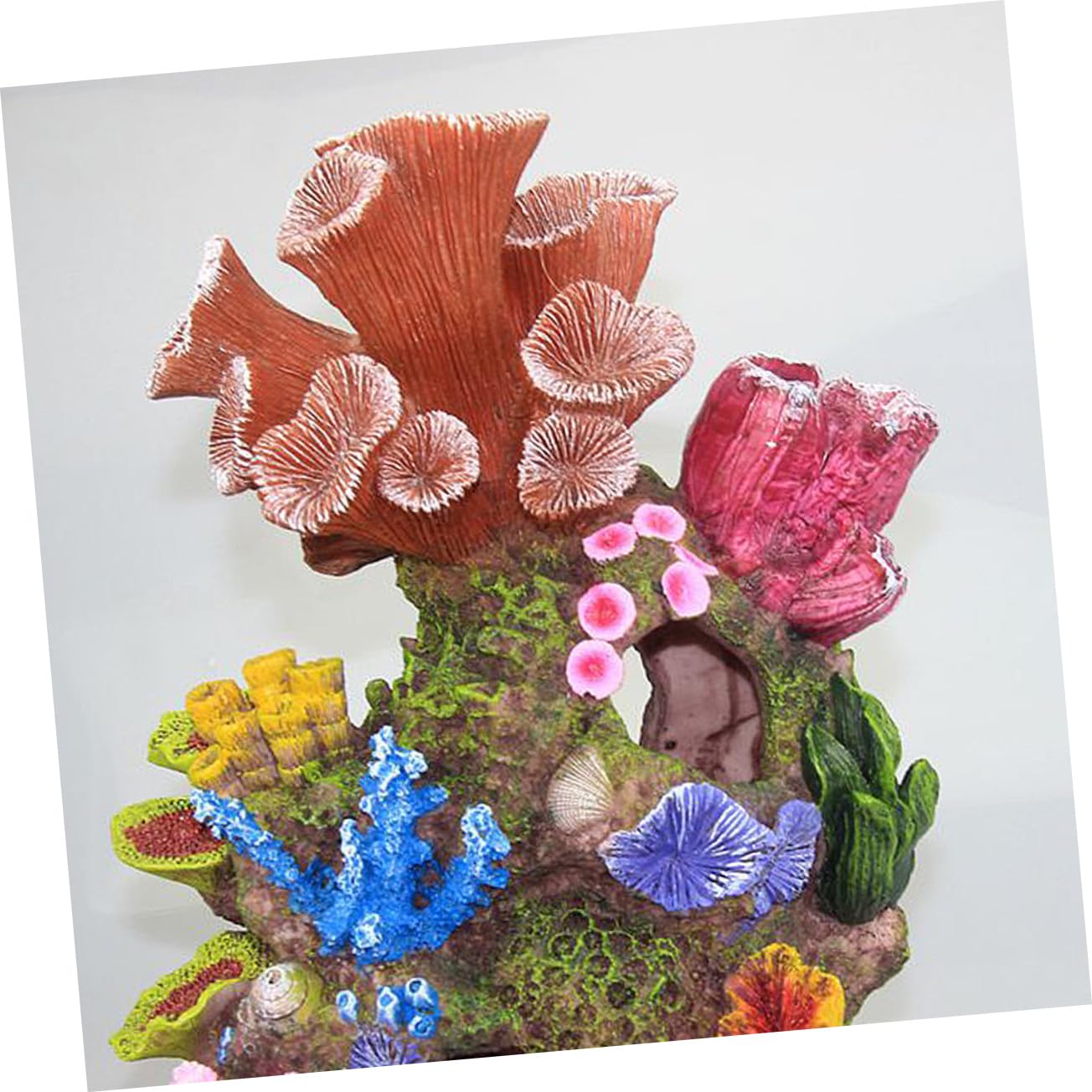 BESPORTBLE Adorno de Coral de Imitación para Acuario Paisaje de Falso Decoración de Pecera Material Seguro para Agua y de Limpiar 1 Pieza