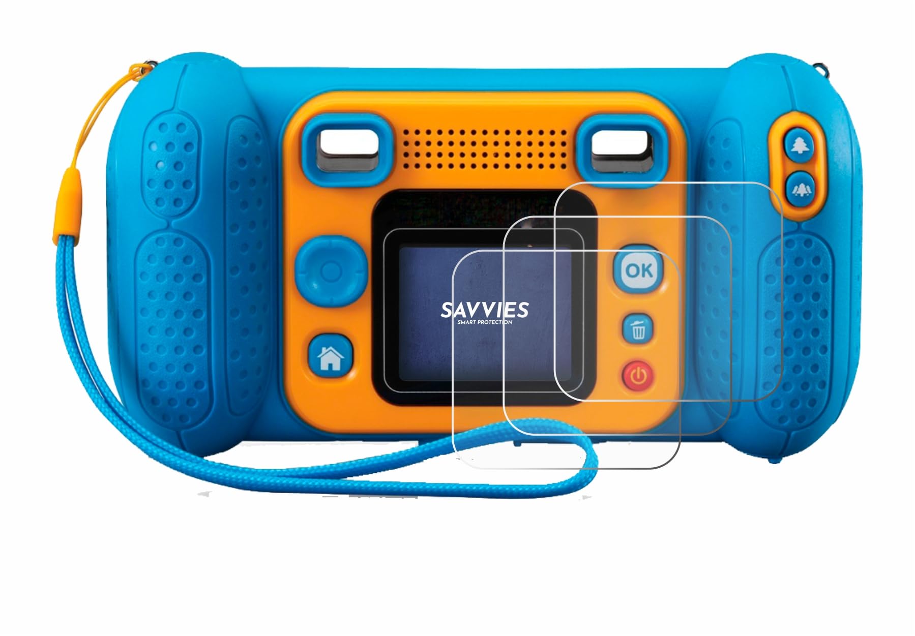 savvies Screen Protector compatible with Vtech Kidizoom Kid 4 Protection Film Clear 18-Pack