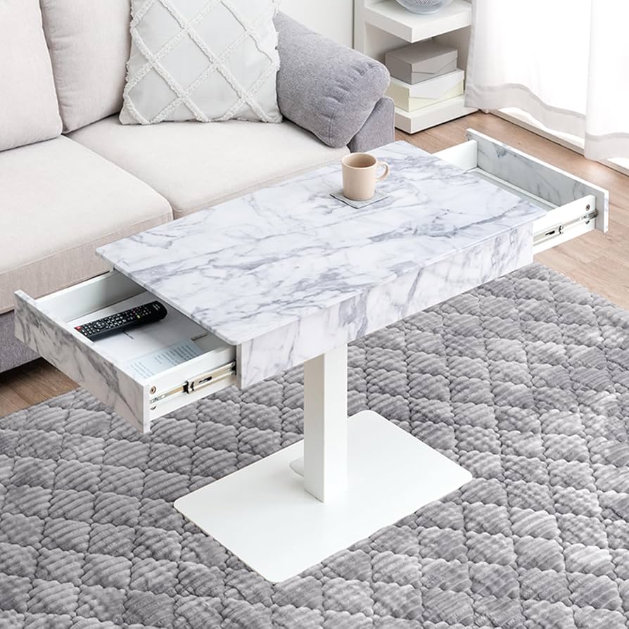 タンスのゲン 昇降式テーブル 幅90cm 無段階昇降 両面引き出し Amazon.co.jp: タンスのゲン 昇降式テーブル 幅90cm 無段階昇降