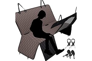 Kytely Upgraded Dog Car Seat Cover for Back Seat, 5-in-1 Waterproof Pet...