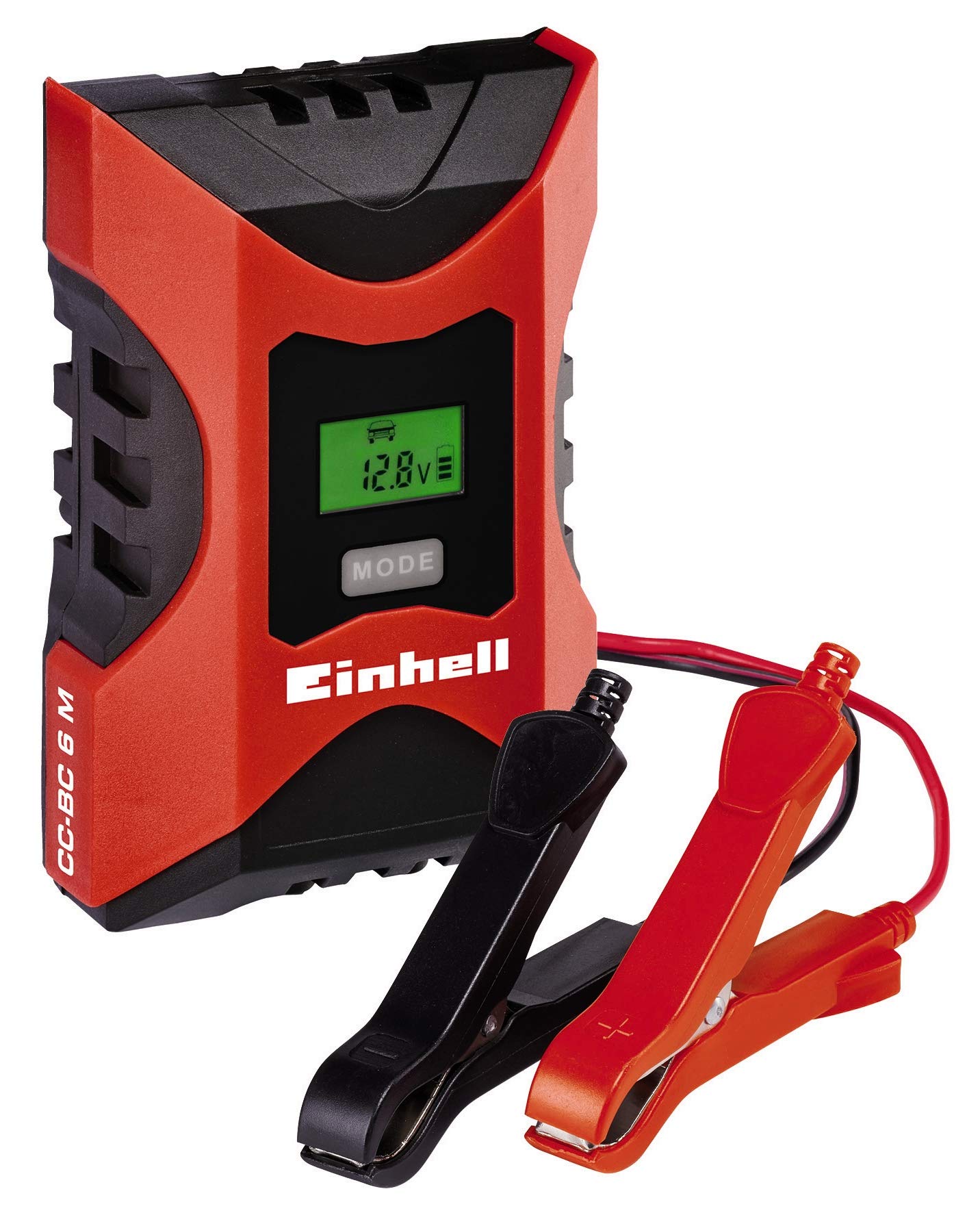 Einhell Batterieladegerät CC-BC 6 M bis 150 Ah (6V/12V, mikroprozessorgesteuertes Allround-Ladegerät)