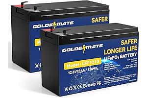 12V 10Ah Lithium Ion Rechargeable Battery for Increased Power and Efficiency