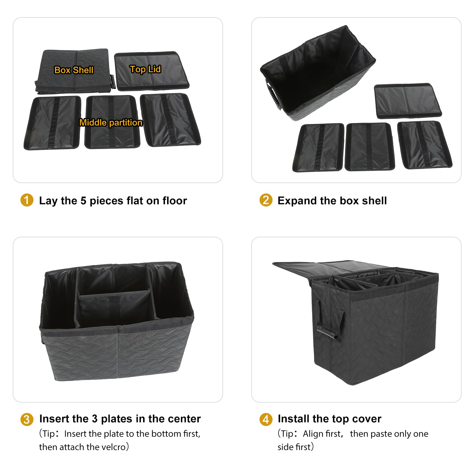Car Seat Extender for Large Dogs, Front & Back Seat Extender for Dogs up to 180 LBS with Large Storage for SUV or Small Trucks, Gap Filler Prevent Pets from Falling - image 6