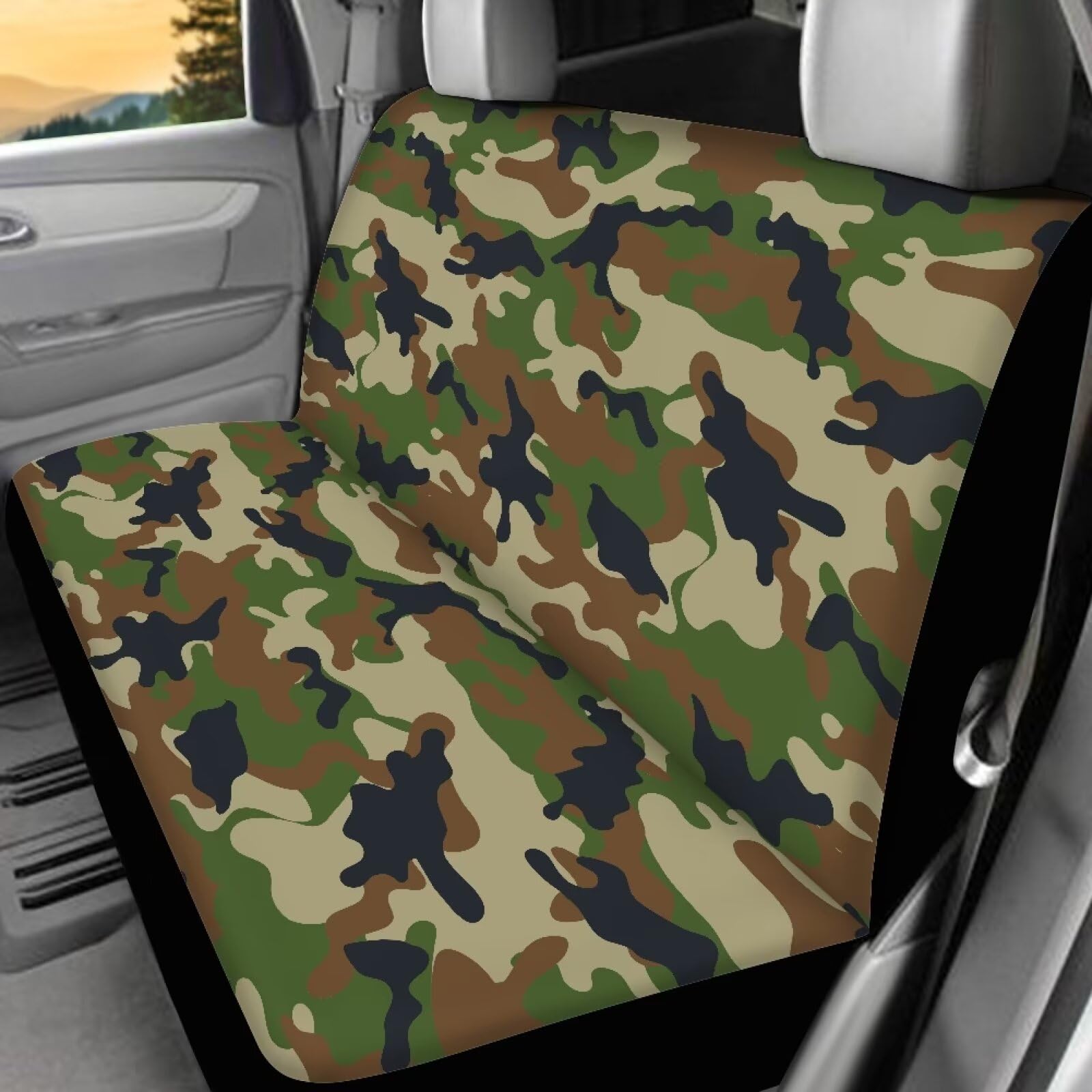 LACIYISON Autositzbezüge Camouflage - Universell Für SUV & Limousinen