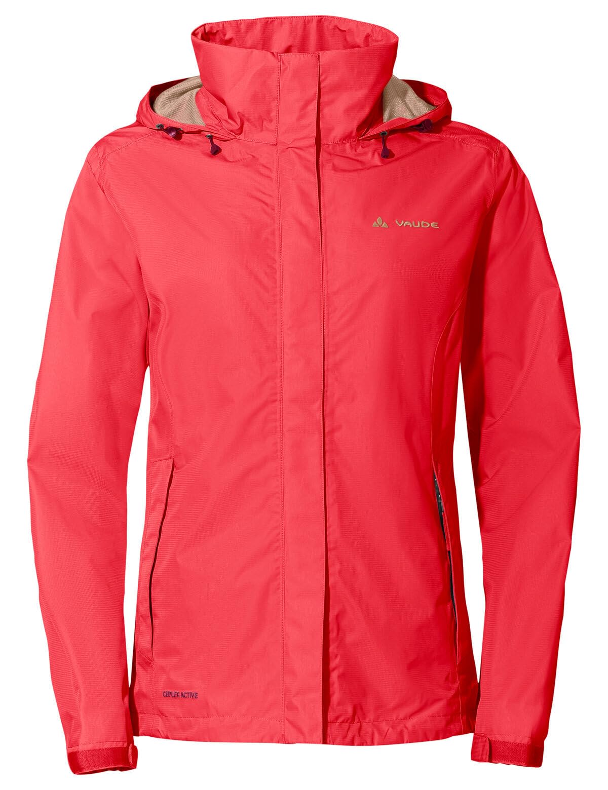 VAUDE Damen Regenjacke Escape Light Jacket, leichte, winddichte und wasserdichte Outdoor-Jacke, atmungsaktiver Windbreaker mit Kapuze
