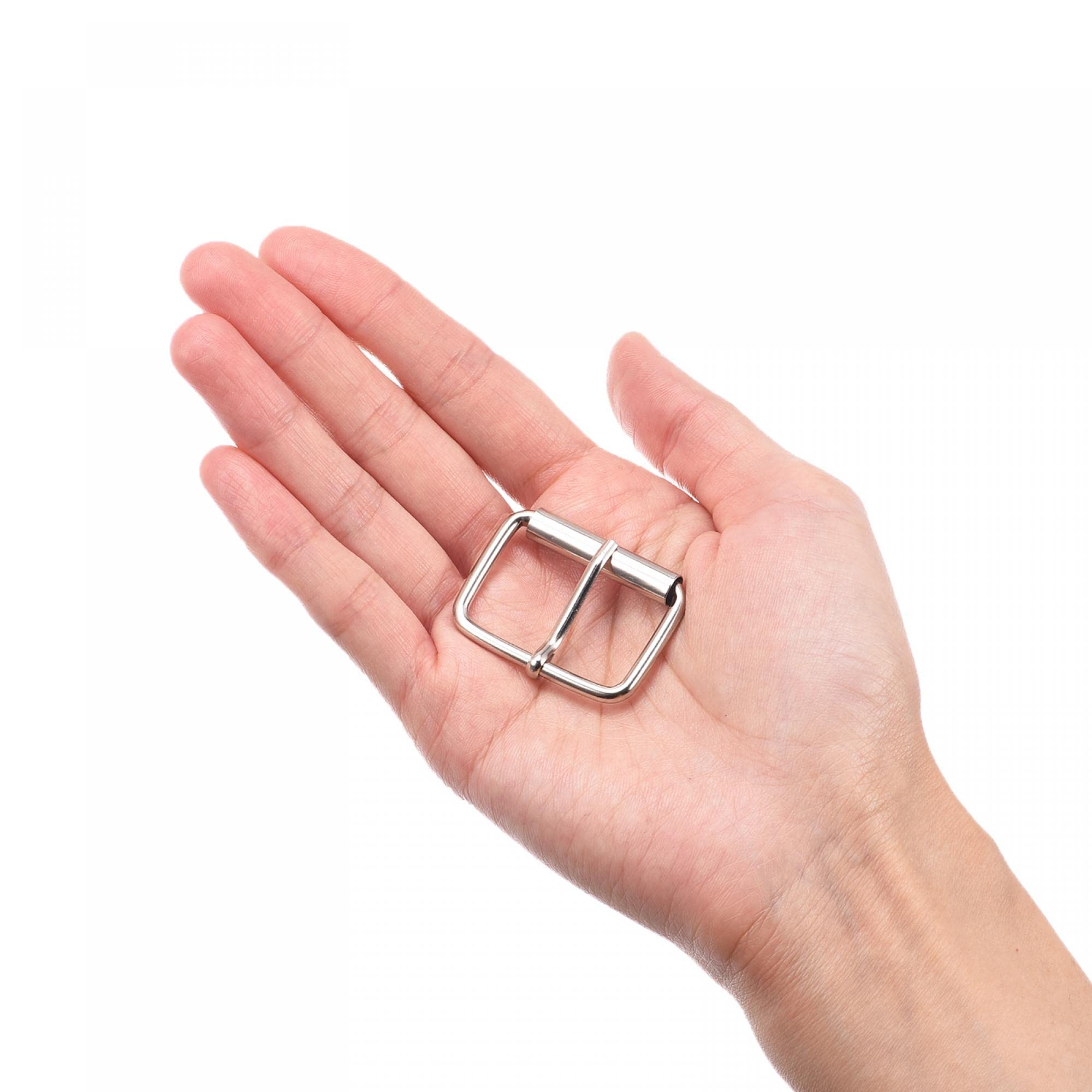 Sourcing Map Roller Buckles, 12 Units 35 X 25 Mm (1.38 X 0.98) 3 Mm