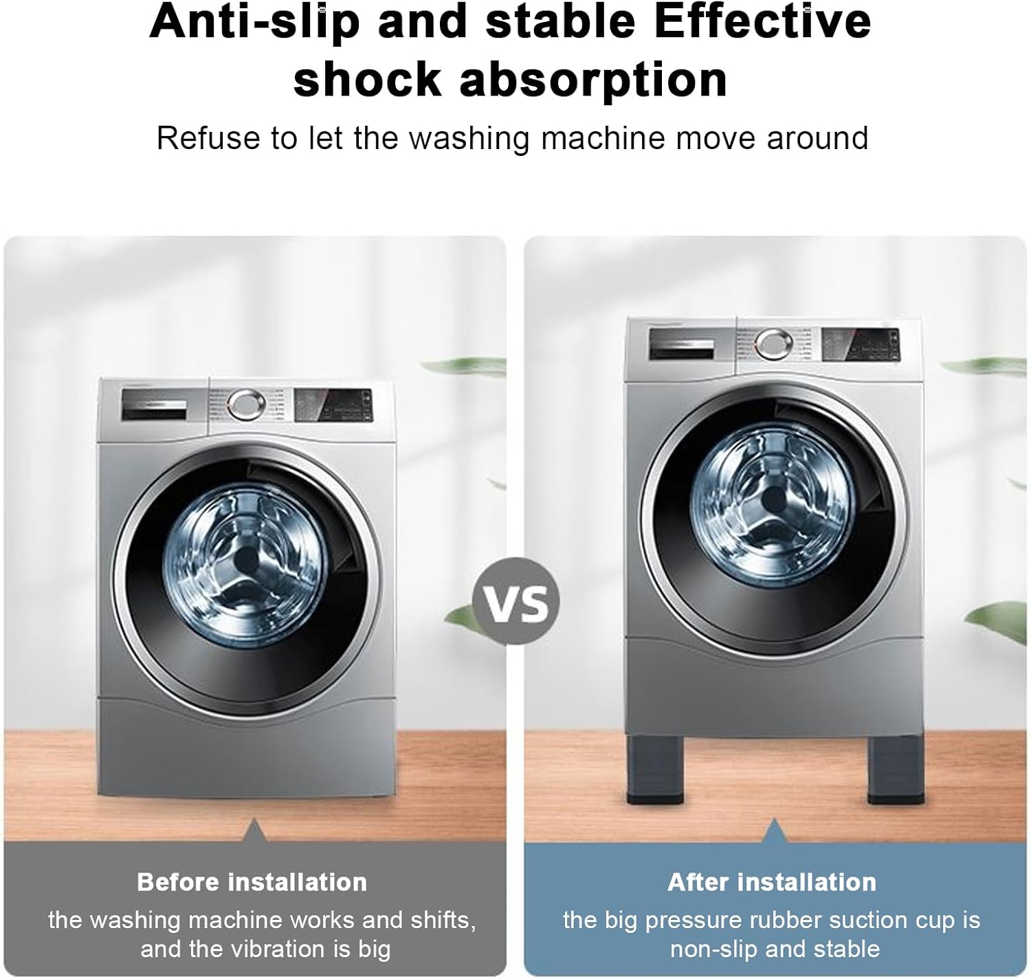 Couch Risers, Furniture Elevation Lifter Block | Washing Machine Lifting Rack,for Chair Refrigerator Washing Machine Home Dormitory Bed Couch Bookshelf Table