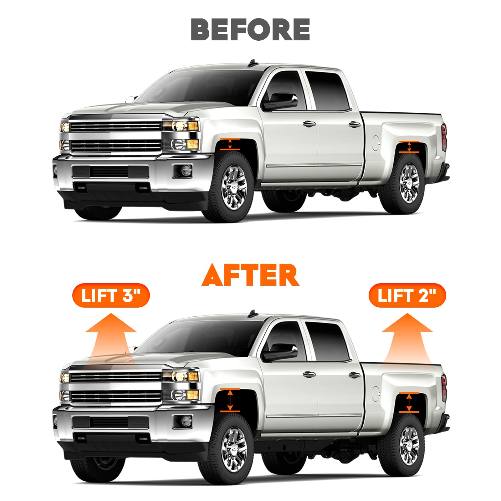 2006 Gmc Sierra 2500 HD Lift Kit 3\, image size:1601x1601