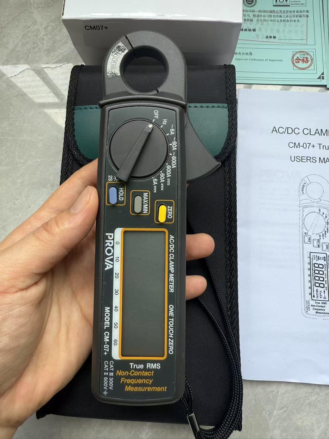 Qualité Taïwan PROVA CM-03 multimètre à pince AC/DC haute précision multimètre à pince voltmètre numérique AC/DC ampèremètre pinces multimètre professionnel testeur électrique multifonction