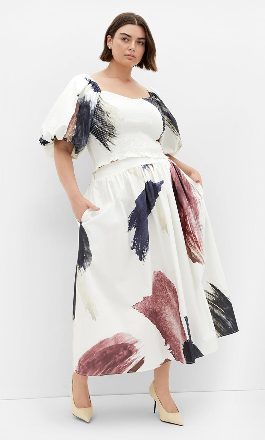 City Chic Women's Plus Size Skirt - Alisha Relaxed Pull On