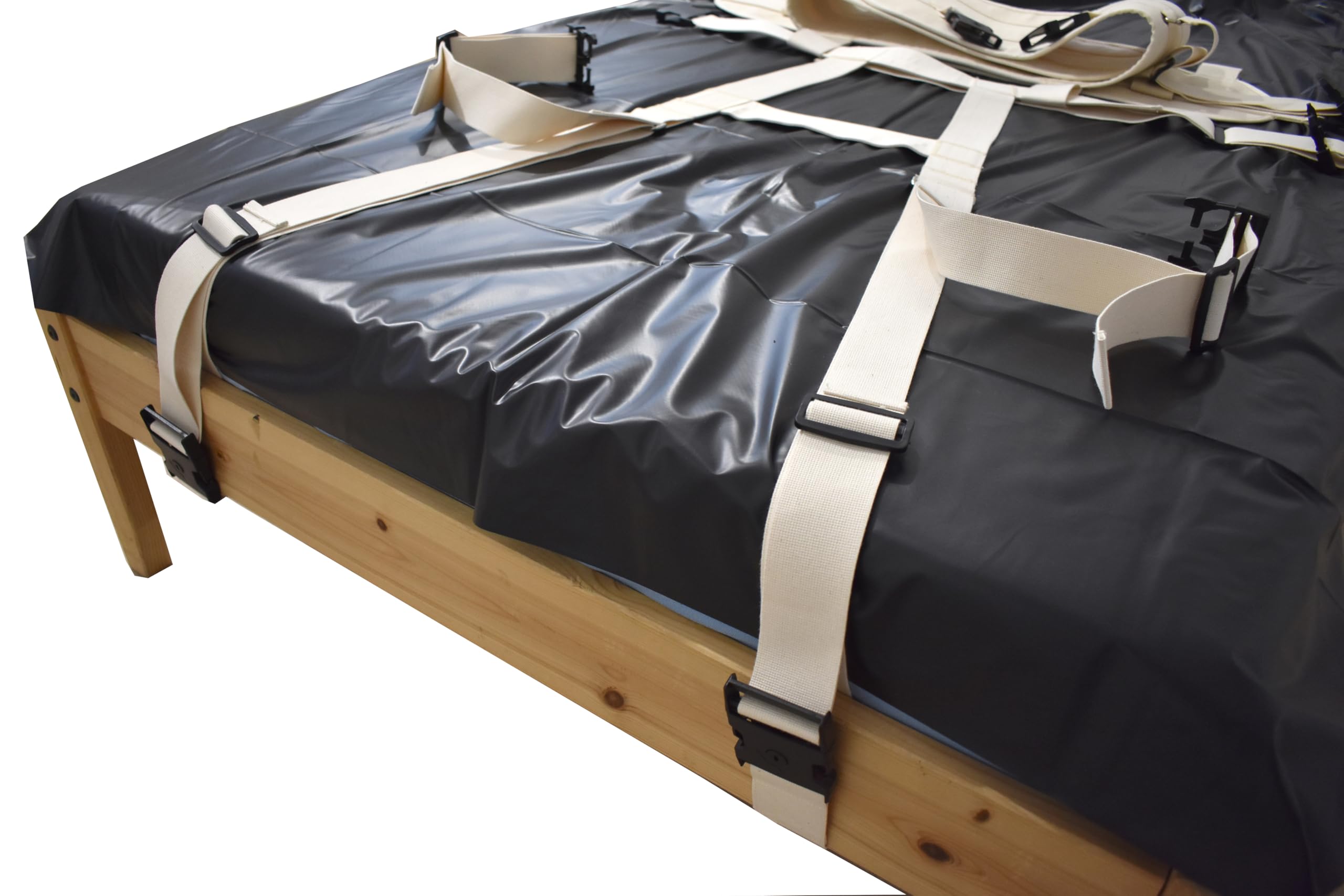Attache de lit verrouillable pour clinique - Ceinture de bondage pour le torse - Sex toy BDSM fétiche + clé - Fixation