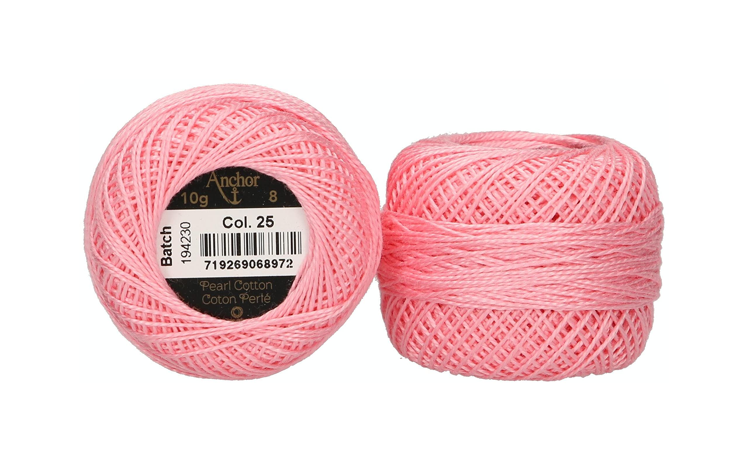 ANCHOR Pearl Yarn, Thickness: 8, Packaging: 10G, Running Length: 82M rose dunkel Embroidery Threads — image 1