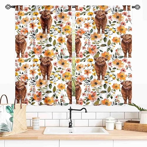 Miniatura 48 de Curtianos de cocina de granja, estilo rústico, tenedor y cuchara, estilo rústico, vintage, estilo rústico, vintage, estilo rústico, estilo rústico,