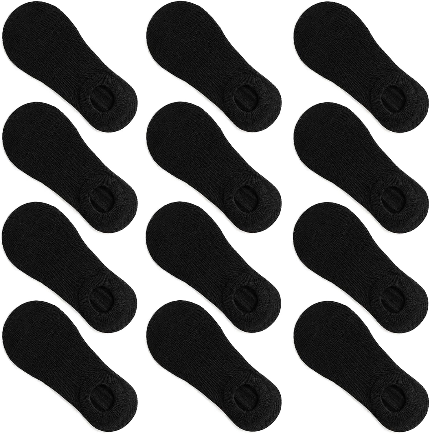 12 Pairs Kids No Show Socks, Breathable Low Cut Youth Boy Girls Prevent Slip off Cotton Summer Socks