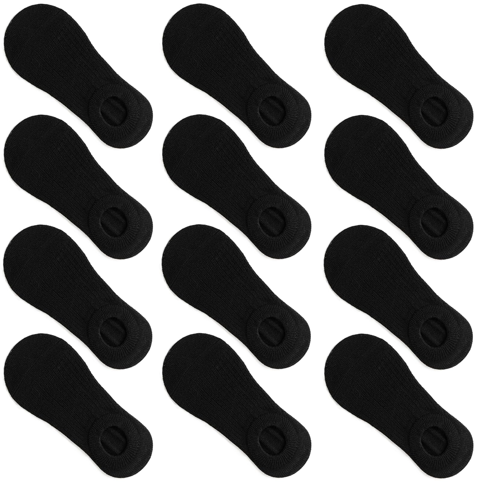 12 Pairs Kids No Show Socks, Breathable Low Cut Youth Boy Girls Prevent Slip off Cotton Summer Socks
