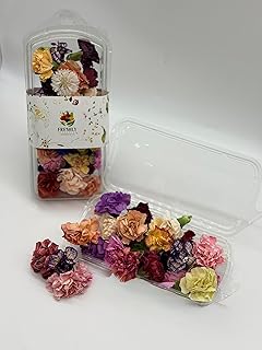 Freshly Preserved Freeze-Dried Mini Carnations and Bachelor Buttons | 0....