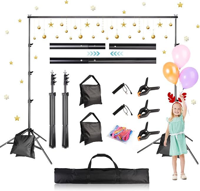 Backdrop Stand 8.5x10ft, ZBWW Photo Video Studio