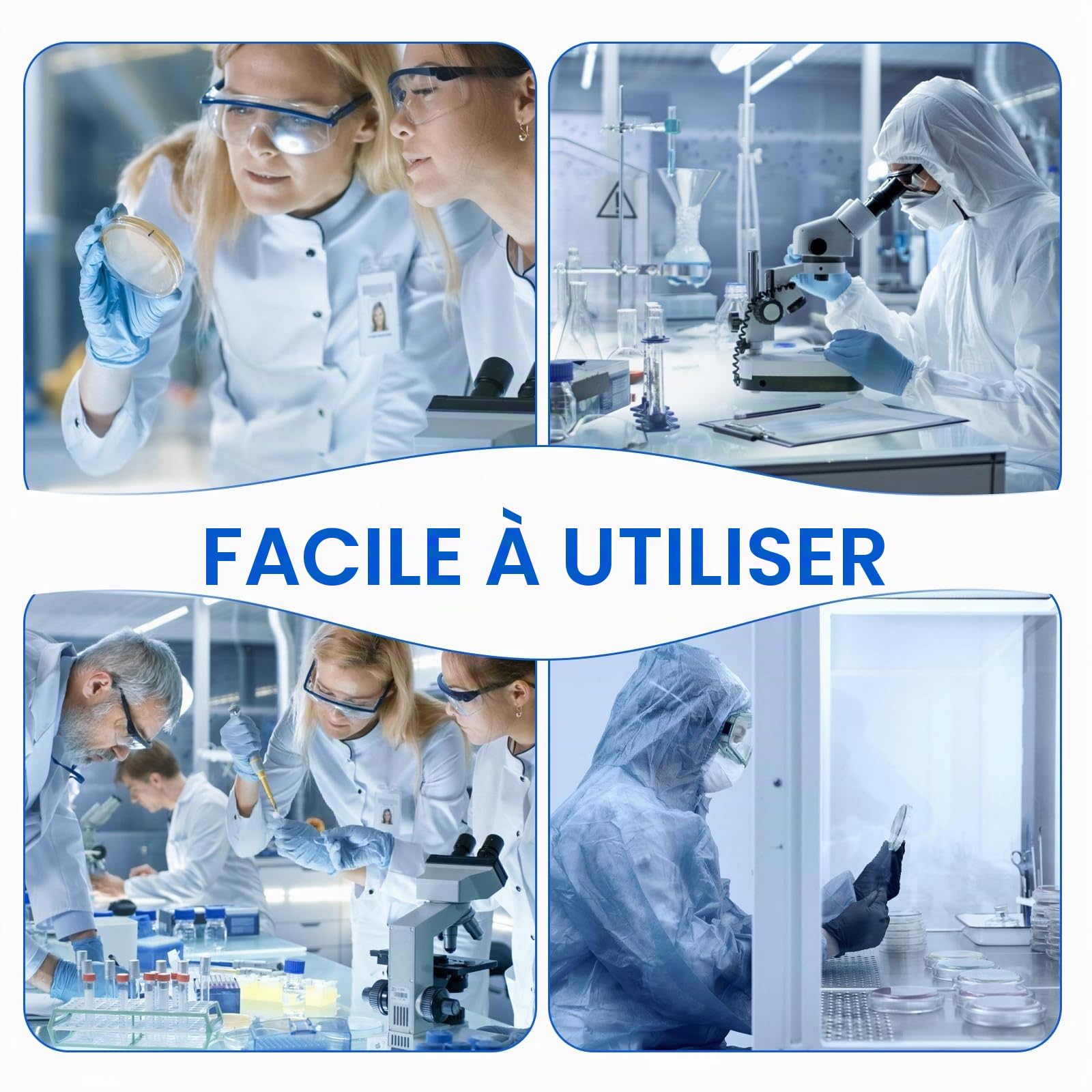 Boîtes de Pétri en verre avec couvercle : 10 boîtes de Pétri stérile transparentes, 90 x 20 mm, bol de culture cellulaire Petri en verre borosilicate, boîtes de pétri en verre autoclavables