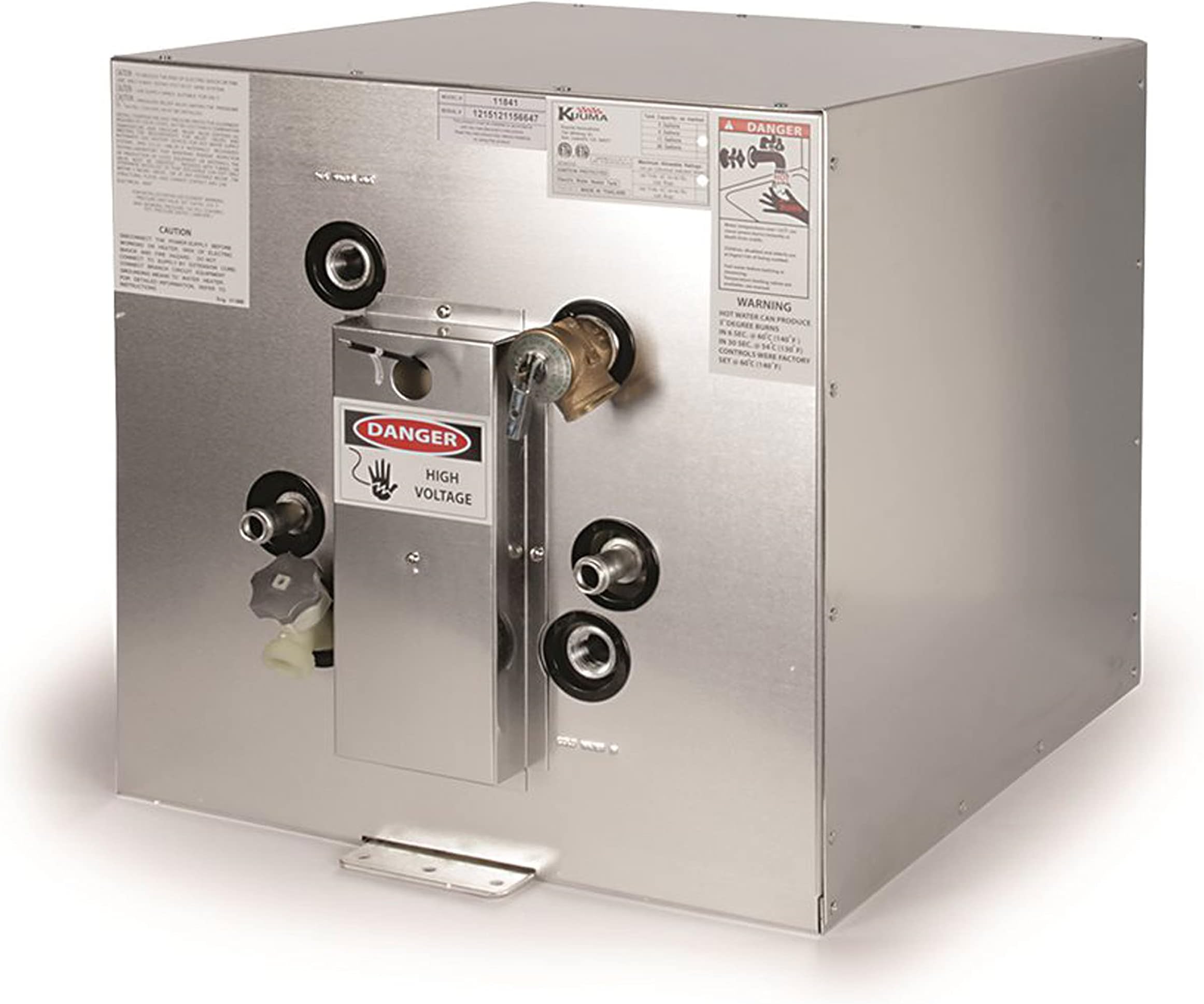 11841 Kuuma Water Heater with 120V Front Heat Exchange and Back Mount - 11 Gallons